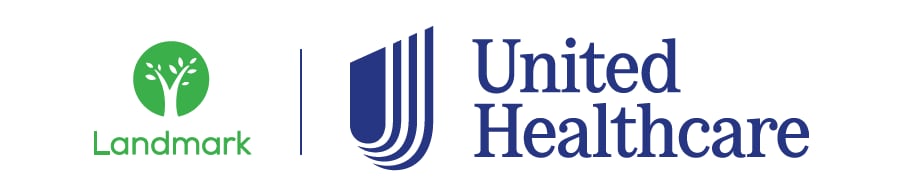 United Healthcare & Landmark logo co-branded